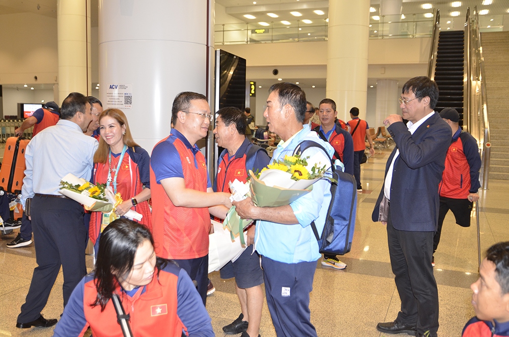 Asian Para Games: Vietnam's sport delegation returns home